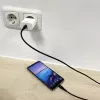 ACT USB 2.0 įkrovimo ir duomenų laidas USB-C vyriškas - USB-C vyriškas, 1 m, nailono pynė
