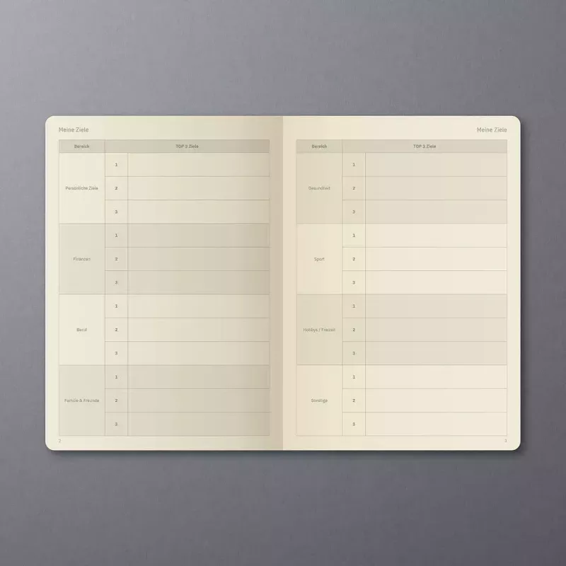Nešiojamas planeris Sigel Conceptum A5 192 lapai 148 x 213 mm