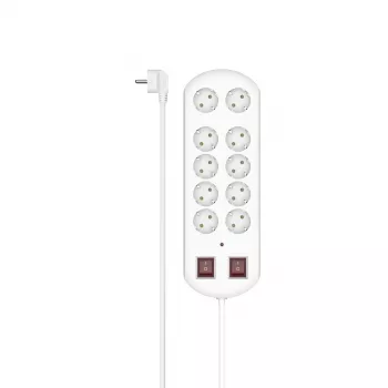 Hama 00223163 ilgintuvas 2 m 10 lizdų Baltas