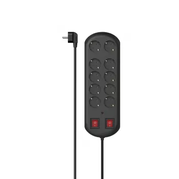 Hama 00223164 ilginimo laidas 2 m 10 lizdų patalpoms Juoda