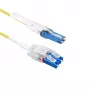ACT 7 m vienmodis 9/125 OS2 Polarity Twist uniboot dvigubas šviesolaidinis kabelis su CS - LC jungtimis