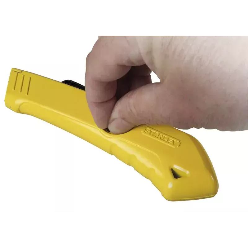Pjovimo peilis Stanley STHT0-10193 Juodas Nerūdijantis plienas Geltonas Skustuvas 22 mm plotis 165 mm ilgis