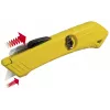 Pjovimo peilis Stanley STHT0-10193 Juodas Nerūdijantis plienas Geltonas Skustuvas 22 mm plotis 165 mm ilgis