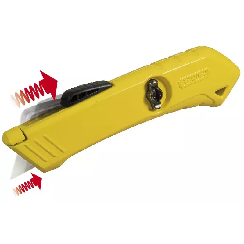 Pjovimo peilis Stanley STHT0-10193 Juodas Nerūdijantis plienas Geltonas Skustuvas 22 mm plotis 165 mm ilgis