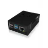 ICY BOX IB-RP108 Dėklas Raspberry Pi 4, permatomas, aliumininis, su aušintuvu