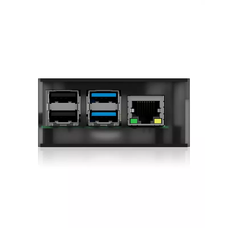 ICY BOX IB-RP108 Dėklas Raspberry Pi 4, permatomas, aliumininis, su aušintuvu