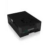 ICY BOX IB-RP108 Dėklas Raspberry Pi 4, permatomas, aliumininis, su aušintuvu