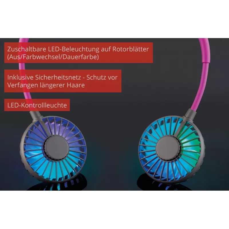 Unold Neck Fan Breezy Anthracite – bekontaktis kaklo ventiliatorius