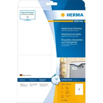 Lipni etiketė stačiakampė HERMA 4598