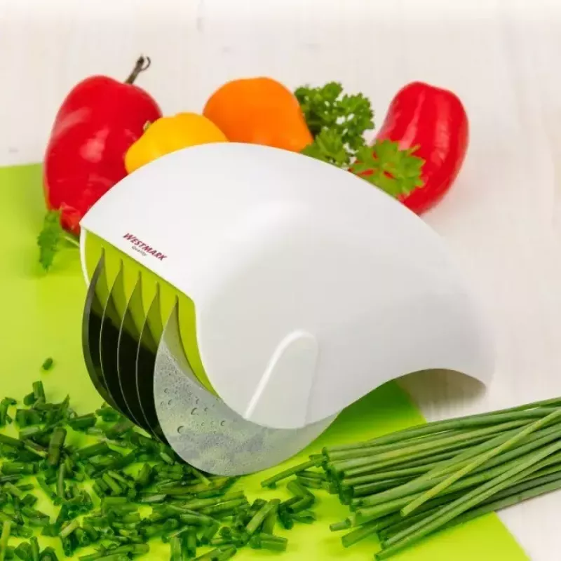 Mėsmalė Westmark Schneidfix Green White su nerūdijančio plieno peiliu