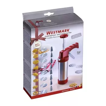 Sausainių presas Westmark 32332260 raudonas sidabrinis plastikas nerūdijantis plienas