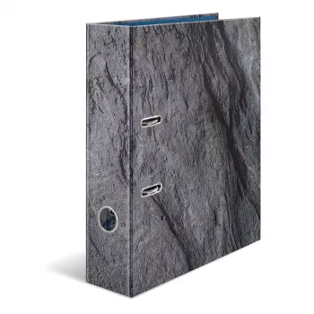 HERMA Stone ring binder A4 pilka Q-ring saugykla 285x70x315 mm