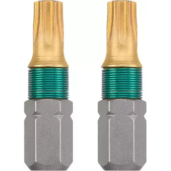 Bitai atsuktuvui KWB 124215 2 vnt Torx T15 25 mm šešiakampis