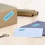 Lipnūs etikečių lapai HERMA spalvotos etiketės A4 70x37 mm mėlynos