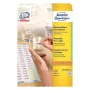 Lipnios etiketės AVERY L3410REV-25 Baltos Nuimamos 2550 vnt.