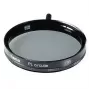 Hama apskritas poliarizacinis filtras 55 mm, dengtas, juodas