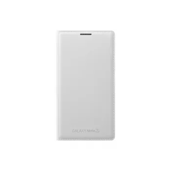 Samsung EF-WN900B dėklas Galaxy Note 3 – atverčiamas, baltas, odinis