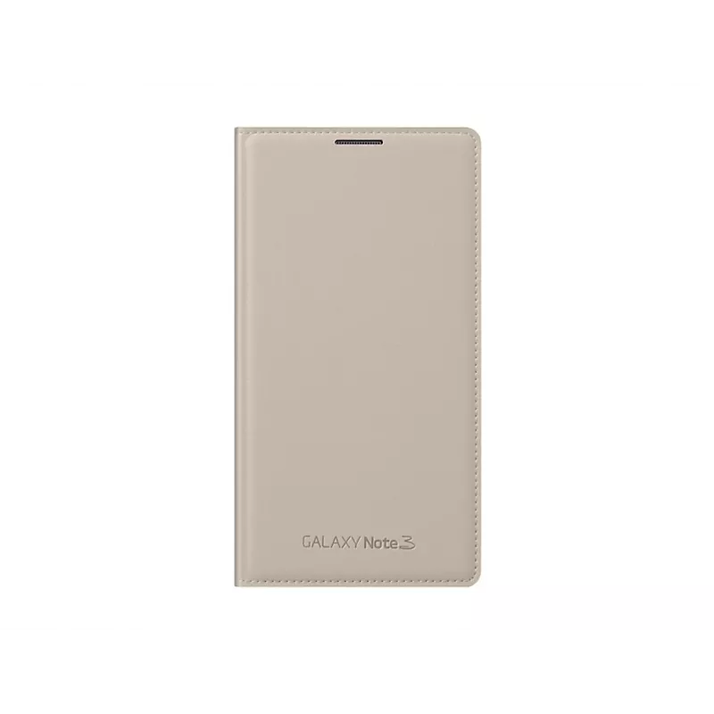 Samsung EF-WN900B dėklas Galaxy Note 3 – atverčiamas, baltas, odinis