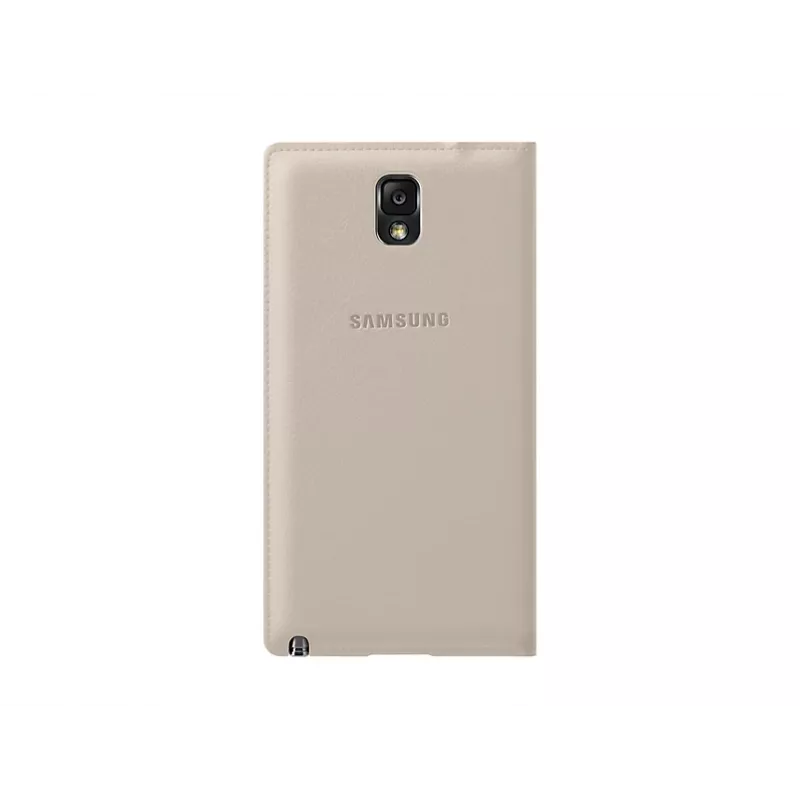 Samsung EF-WN900B dėklas Galaxy Note 3 – atverčiamas, baltas, odinis