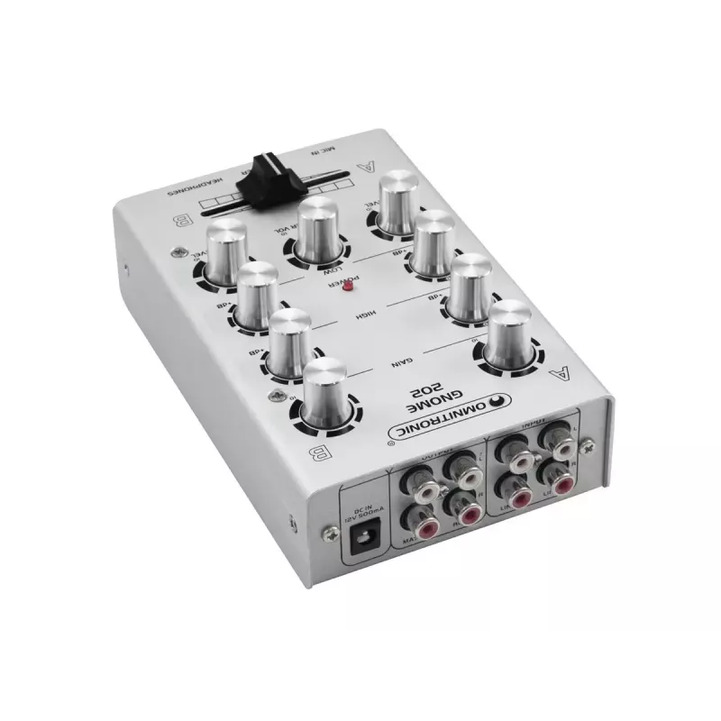 Mikseris Omnitronic 10006881 2 kanalų 20–20000 Hz sidabrinis