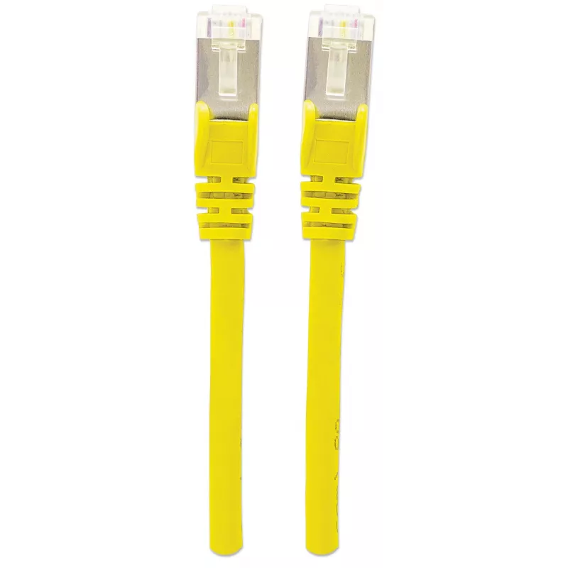 Intellinet tinklo jungiamasis laidas, Cat6, 2 m, geltonas, varinis, S/FTP, LSOH / LSZH, PVC, RJ45, auksuoti kontaktai, su apsauginiu gaubteliu, viso ilgio, viso garantija