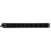 Maitinimo skirstytuvas Eurolite 30240215 8 AC lizdai 1U juodas