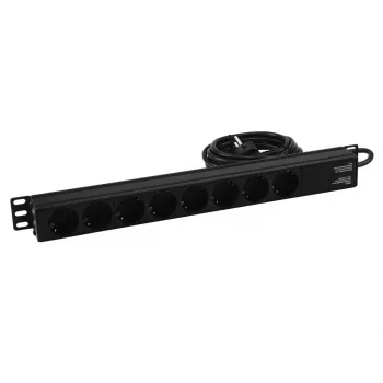 Maitinimo skirstytuvas Eurolite 30240215 8 AC lizdai 1U juodas