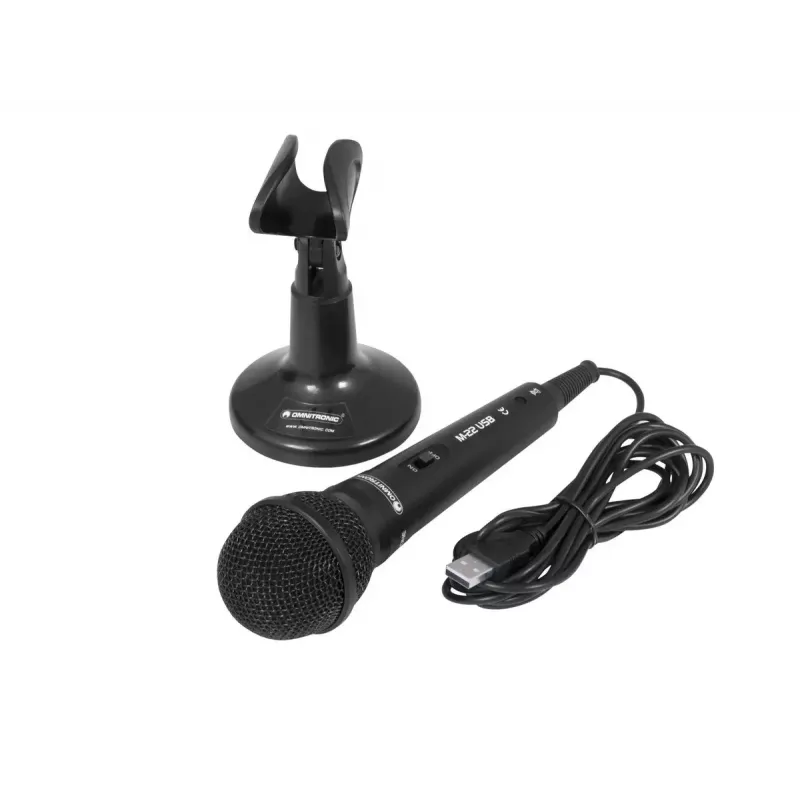 Studijinis mikrofonas Omnitronic 13000419 Juodas