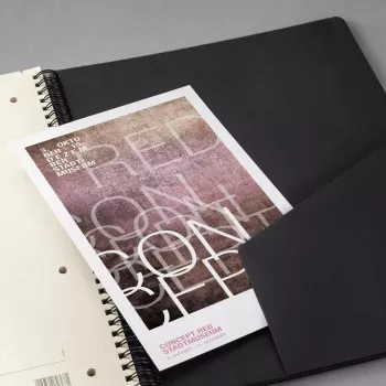 Užrašų knyga Sigel CONCEPTUM A4 160 lapų juoda