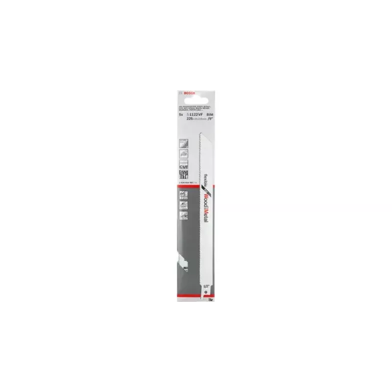 Bosch S 1122 VF lankstus pjūklas medžiui ir metalui, 225 mm