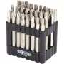 Antgalių rinkinys atsuktuvui KS Tools 911.7550 – 32 vnt., nikeliuoti, 75 mm, 1/4 colio šešiakampis kotas