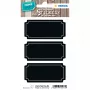 Lipnios etiketės HERMA 15413 Permanent Black 6 vnt.