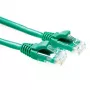 ACT Green 10 m CAT6 U/UTP jungiamasis laidas su RJ45 kištukais
