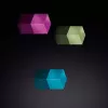 Magnetinė lenta Sigel GL727 – 3 kubiniai neodimio magnetai (turquoise, rožinė, šviesiai žalia)
