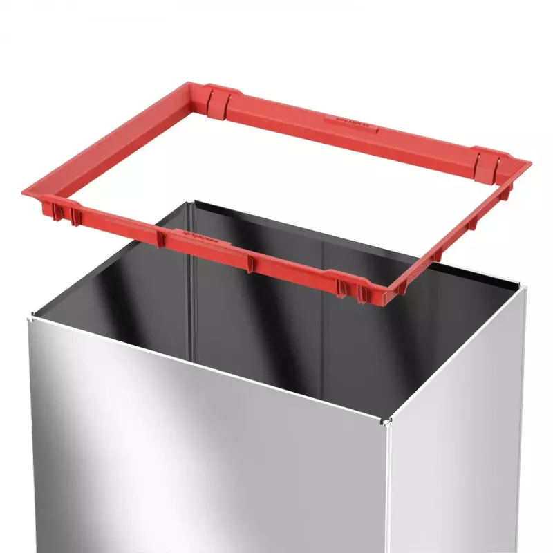 Stačiakampė šiukšliadėžė su siūbavimo dangčiu Hailo Big-Box