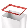 Hailo Big-Box Swing L stačiakampis plieninis šiukšlių kibiras baltas