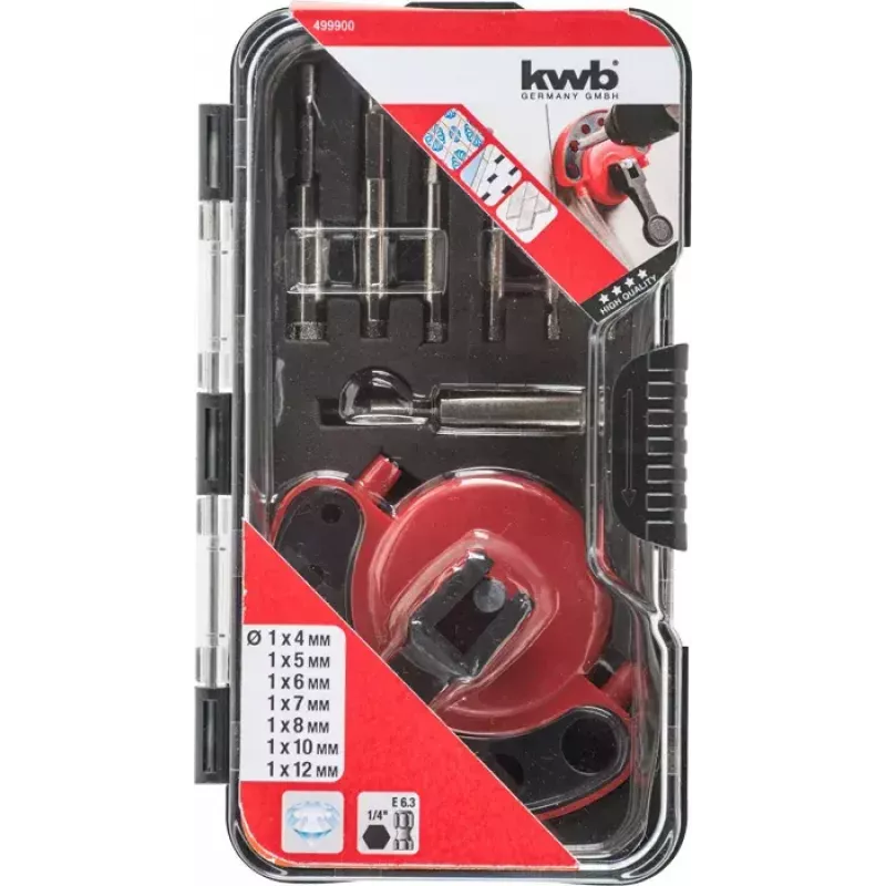 Gręžtuvų rinkinys KWB 499900 7 vnt