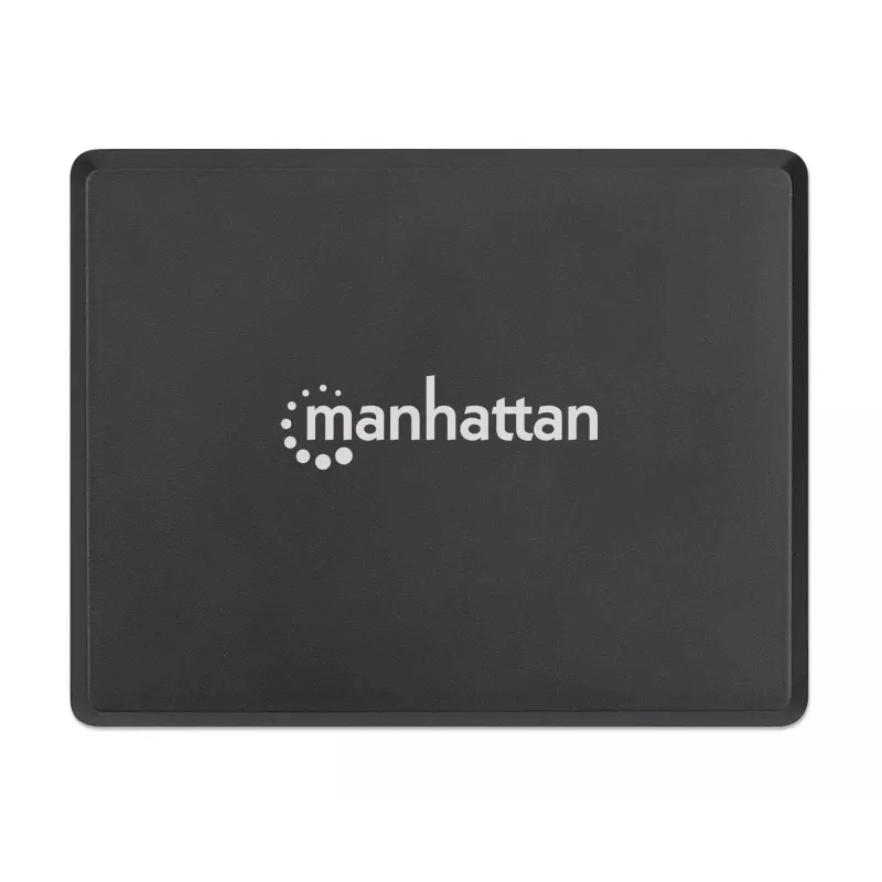 Manhattan Smart Video Multiport Dock, 5 prievadai: HDMI, USB-A (x2), USB-C (x2), su Power Delivery USB-C, įmontuotas maitinimo šaltinis, itin kompaktiškas, nuimamas maitinimo laidas, juoda, trejų metų garantija, mažmeninė dėžutė