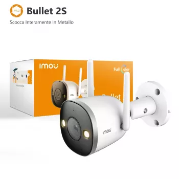 Imou Bullet 2S IP stebėjimo kamera, vidaus, laidinė ir belaidė, išorinė, CE, FCC, lubos/siena