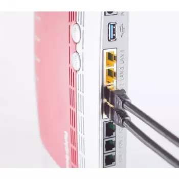 Tinklo laidas ShiverPeaks BS20-60155 Juodas 1,5 m Cat6a S/FTP