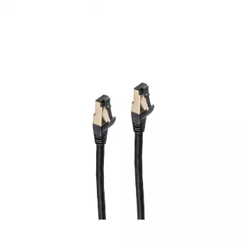 Tinklo kabelis ShiverPeaks BS20-60065 Juodas 7,5m Cat6a S/FTP