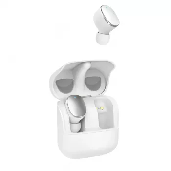 Hama Spirit Pure belaidės ausinės į ausis, skirtos skambučiams ir muzikai, Bluetooth, baltos