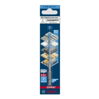 Gręžtuvas Bosch 2 608 900 574 6 mm, 100 mm, HEX-9, universalus