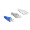 DeLOCK apsauginė įvorė RJ45 kištukui, pjaustoma, 50 vnt., spalvotos