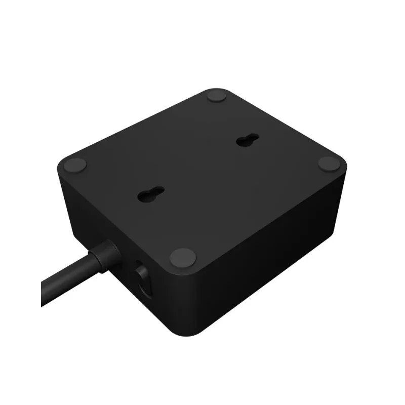 ICY BOX IB-MPS2220B-CH maitinimo ilgintuvas 1,9 m 2 AC lizdai Juodas