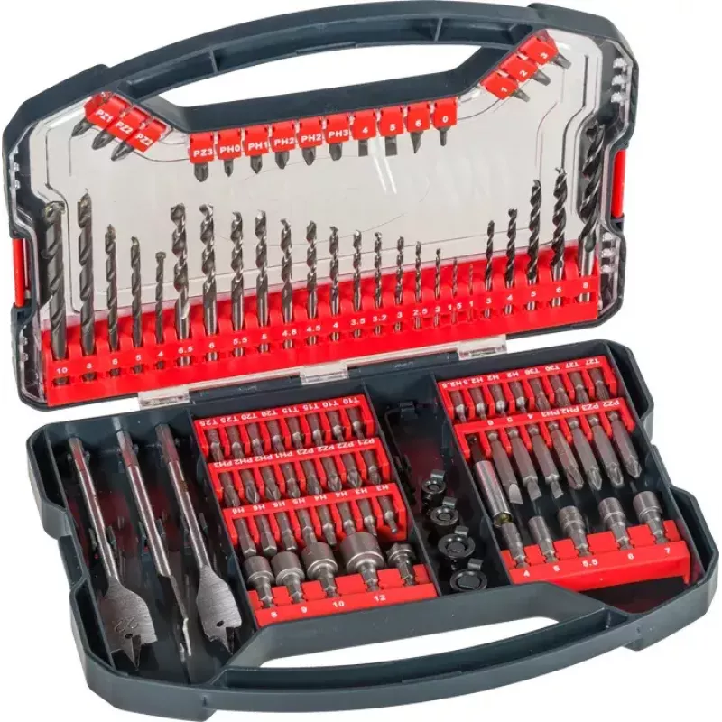 Gręžtų rinkinys KWB Promo Box Standard 101 vnt. plytai, metalui, medžiui
