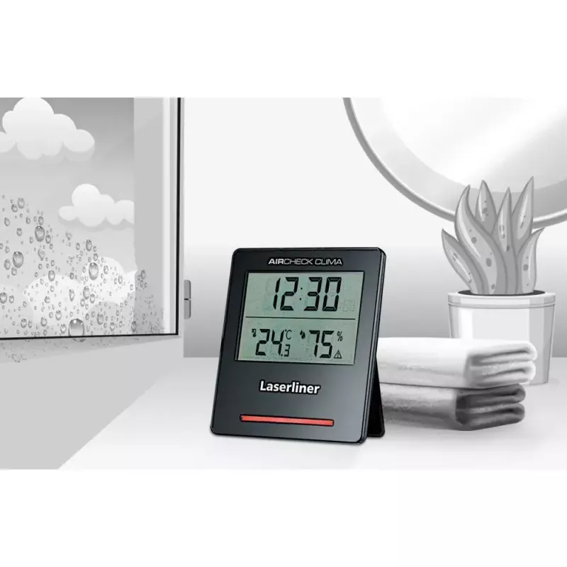 Laserliner AirCheck Clima Black Digital elektroninis higrometras