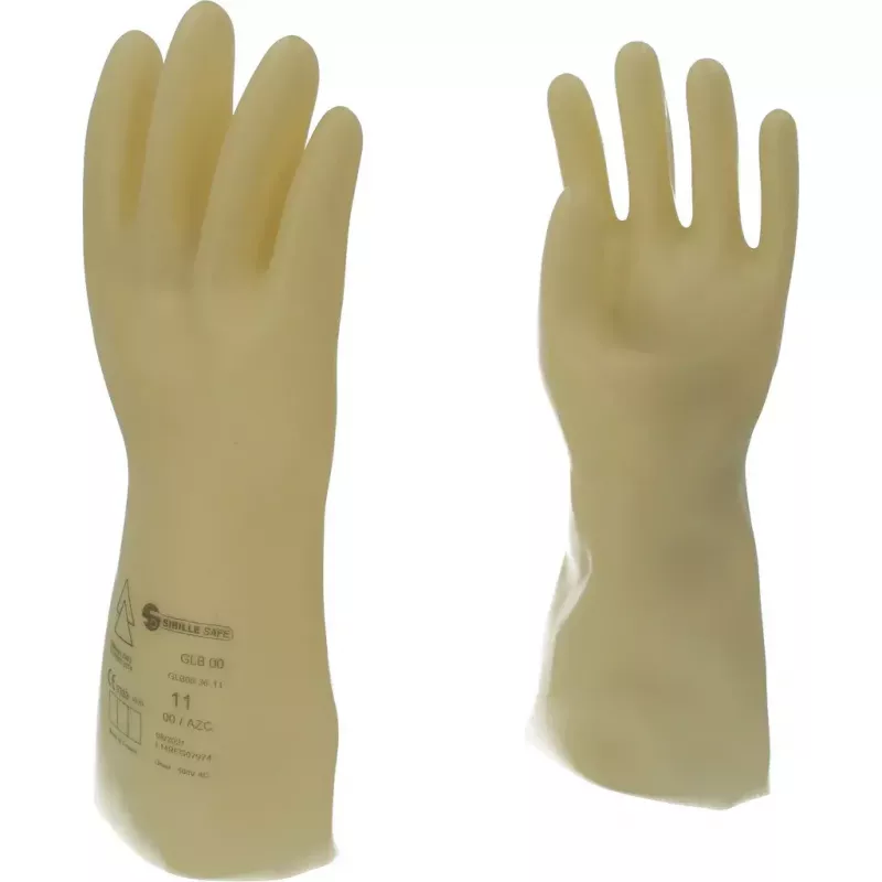 Izoliacinės pirštinės KS Tools 117.0051 baltas lateksas suaugusiems 360 mm