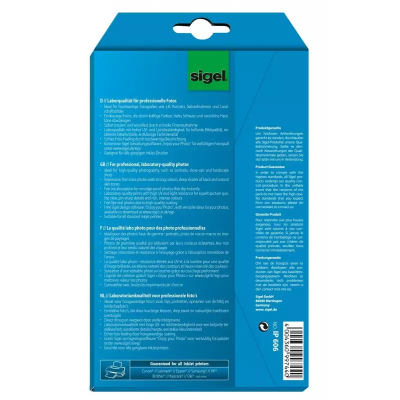 Foto popierius blizgus Sigel IP606