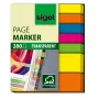 Sigel HN616 lankstūs skirtukai mėlyni, žali, oranžiniai, geltoni, violetiniai – 280 vnt.